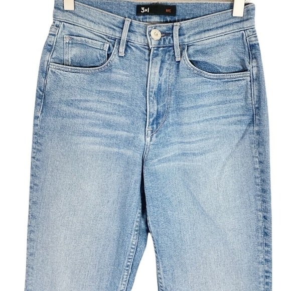 3x1 NYC High waist Straight leg Drop hem Jeans Size 24 - Picture 6 of 11